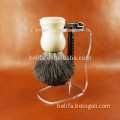 Wholesales Badger Hair Beard Brush,Shaving Brush OEM with Stone Handle Private Label Free Sample